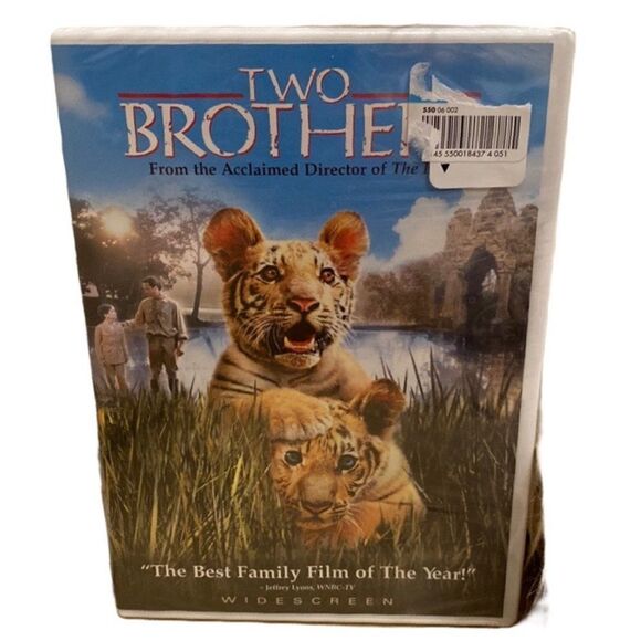 🍿3/$15 DVD Two Brothers The Best Family Film of the Year PG Widescreen - Picture 2 of 12